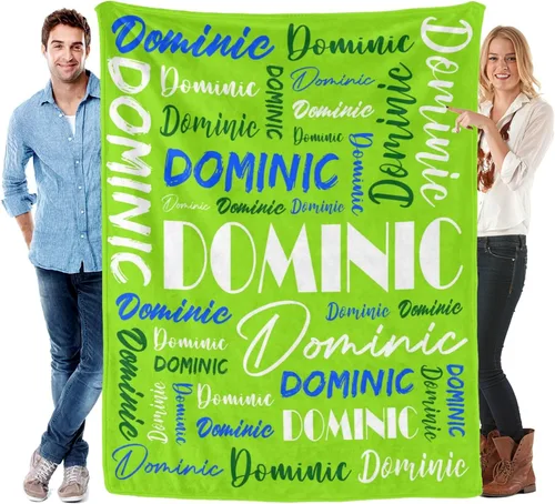 Vista 16 de Manta personalizada para niños y adultos, manta personalizada con nombre, manta de franela personalizada con nombre, manta personalizada con nombre