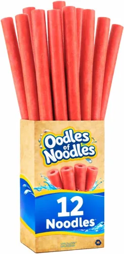 Vista 12 de Oodles of Noodles Fideos de espuma de arcoíris de lujo para piscina - Paquete de 12 - Aproximadamente 122 cm x 6.4 cm Tubos de espuma multiusos