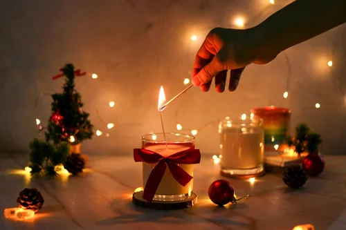 Vista 5 de Aroparc Tarros de velas a granel con tapas, 12 frascos de 10 onzas para hacer velas, transparentes aptos para lavavajillas