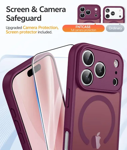 Vista 186 de FNTCASE Funda para Motorola Moto G-Stylus-5G-2025: Funda magnética translúcida mate a prueba de golpes para Moto G Stylus 2026, funda protectora