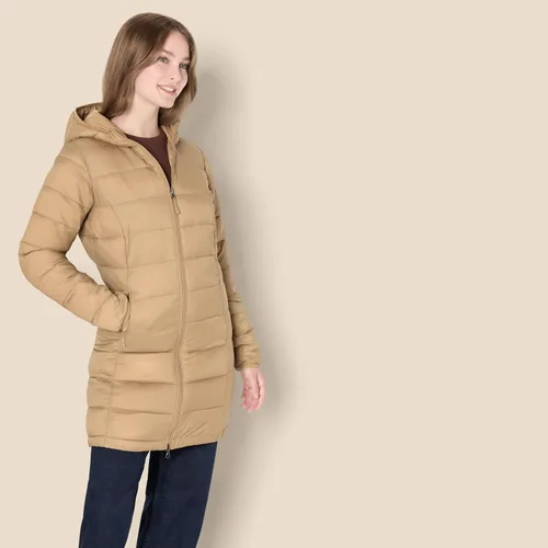 Vista 71 de Amazon Essentials - Abrigo acolchado, ligero y resistente al agua con capucha para mujer, disponible en talla extragrande