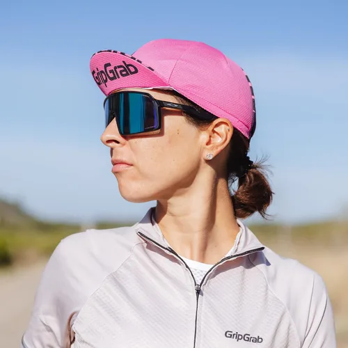 Vista 5 de GripGrab - Gorra de ciclismo para hombre, ligera, con protección UV, de malla, muy transpirable, 8