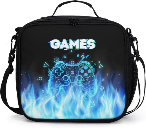 Vista 29 de Miaoquhe Lonchera de béisbol para hombres, bolsa de béisbol con bandera estadounidense para mujeres, bolsa de almuerzo para niños, bolsa de almuerzo