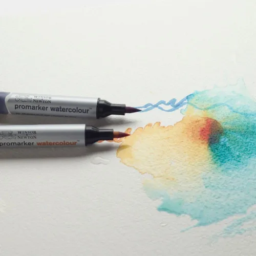 Vista 4 de Winsor & Newton ProMarker - Marcador de acuarela, tono carmesí Alizarin