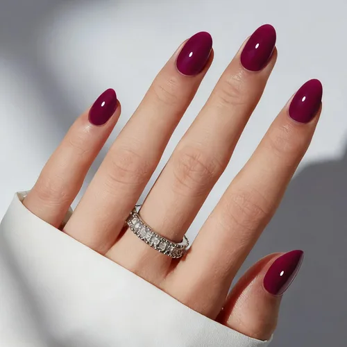 Vista 38 de modelones Uñas cortas a presión, kit de uñas postizas ovaladas