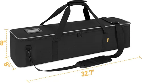 Vista 3 de Bolsa Multifuncional para Trípode 32 X 7 X 7 Pulgadas / 81 X 18 X 18 cm Estuche Resistente para Trípode con Asa para Luces, Altavoces, Cámaras