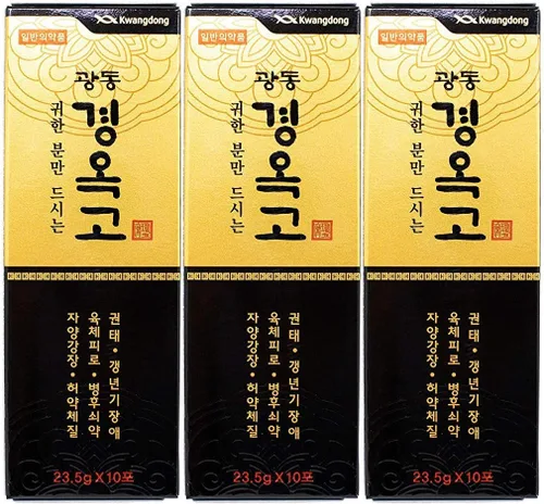 Vista 2 de Kwang-Dong Kyung-Ok-Go coreano nutritivo ginseng tónico individual juego de regalo (0.83 oz x 30 bolsas de palo) [60 onzas x 30 bolsas]