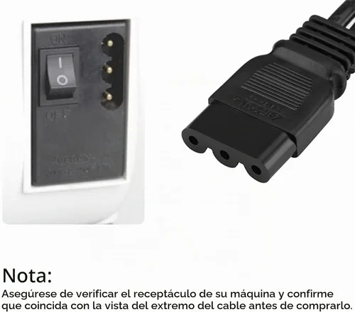 Vista 7 de Pedal de control de pie, pedal de control de pie universal para máquina de coser para el hogar con cable de alimentación de repuesto para JANOME2049