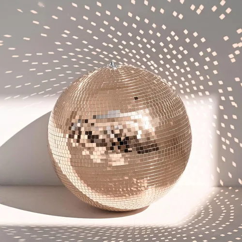Vista 38 de Yescom Juego de 8 bolas de discoteca de 7/12/16/20/24 pulgadas, bolas de espejo surtidas, decoración de vidrio para colgar para fiestas de los años