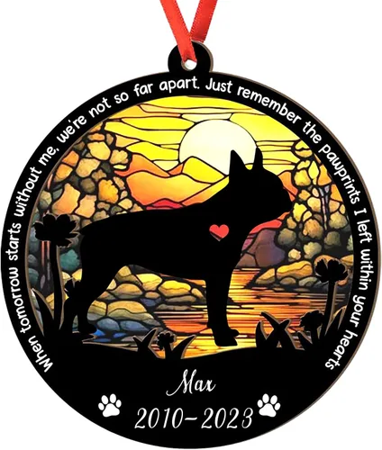 Vista 44 de Adorno personalizado para atrapasoles de sabueso afgano, adorno de Navidad de sabueso afgano – Regalo para perro amante, sabueso afgano