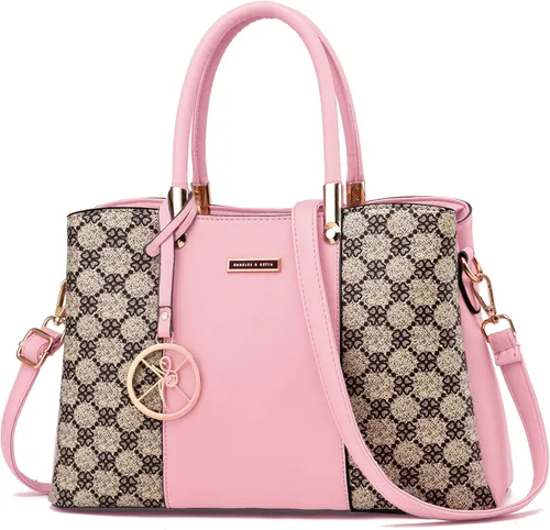 Vista 10 de KURGOOL Bolsos y bolsos de mano para mujer, bolso de hombro con asa superior, bolsa de mensajero para mujer