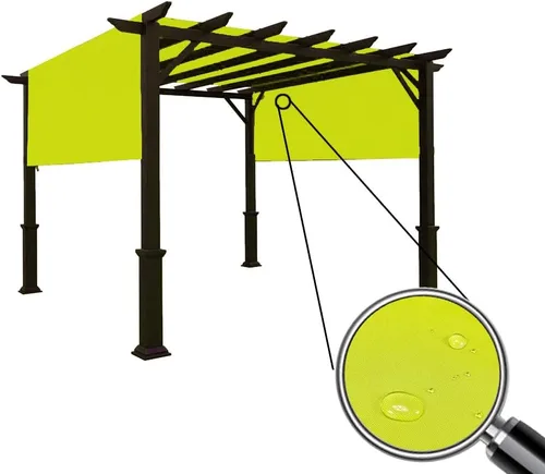 Vista 2 de Alion Home Cubiertas impermeables para pérgola – Toldo de repuesto para pérgola – Toldo de repuesto universal para pérgola