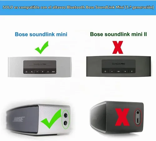 Vista 2 de Cargador de altavoz de 12 V para altavoz Bose SoundLink Mini