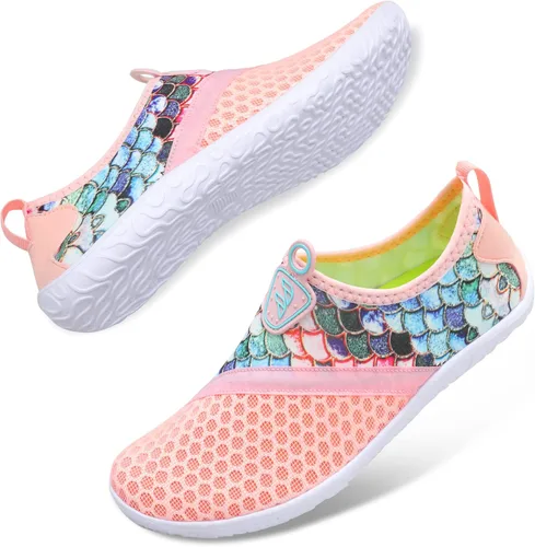 Vista 3 de JIASUQI Zapatos deportivos para senderismo y playa, zapatos acuáticos descalzos, para natación, deportes, caminar, para mujeres y hombres