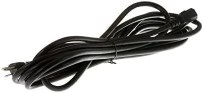 Vista 2 de Cable de alimentación de CA resistente, 15A/125V, 14 AWG, 5-15P a C13, (NEMA 5-15P a IEC-60320-C13) 25 pies