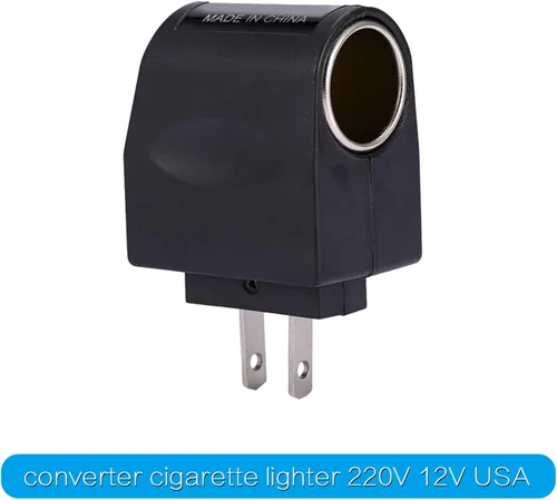 Vista 2 de Adaptador de encendedor de cigarrillos de coche convertidor de 12 V CC, convertidor de fuente de alimentación de CA a CC de 12 V, transformador