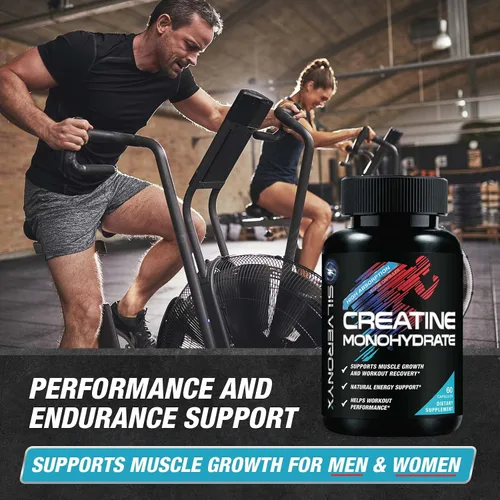 Vista 6 de Monohidrato de creatina 3000 mg por porción - Polvo de creatina micronizada de 3 veces de fuerza - Apoya el músculo magro, la fuerza, la energía