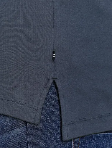 Vista 3 de Nautica Polo de algodón suave liso de manga corta para hombre