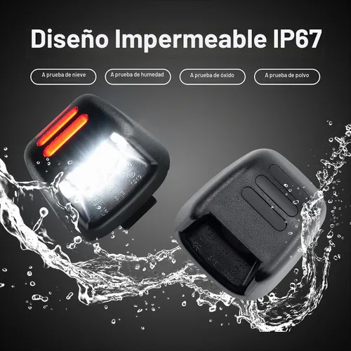Vista 6 de litzland Conjunto de lámpara de luz LED para placa de matrícula compatible con Nissan Navara D40 Frontier 2007-2015 Armada 2008-2016 Lámparas LED
