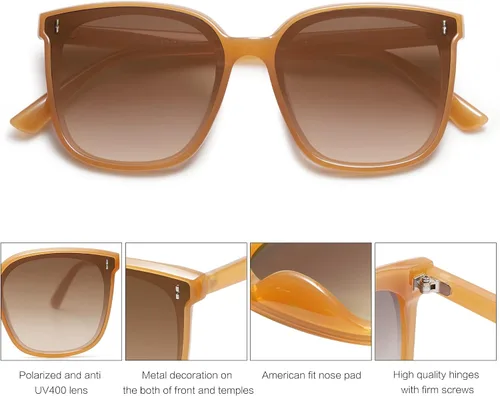 Vista 4 de SOJOS Gafas de sol para mujeres y hombres SJ2157