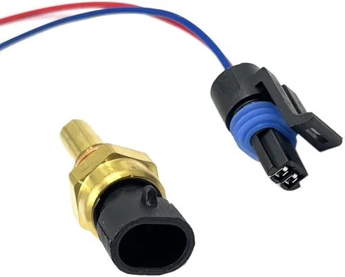 Vista 2 de FainWan 213-4514 213-4333 19236568 Sensor de Temperatura del Refrigerante del Motor con Conector Pigtail Compatible con Lacrosse Impala Express