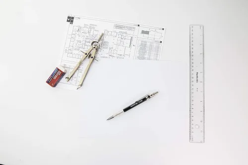 Vista 2 de Pacific Arc Portaminas de 0.079 in y sacapuntas de plomo, lápiz de dibujo negro para dibujo, dibujo y boceto de artistas