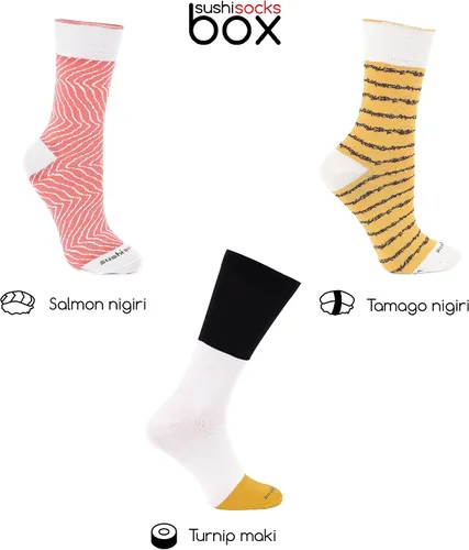 Vista 3 de Rainbow Socks - Calcetines para hombre y mujer (3 pares)