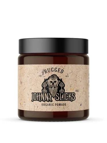 Vista 6 de Johnny Slicks Pomada a base de aceite Peinado orgánico para hombres, fijación baja a media Promueve el crecimiento saludable del cabello y ayuda
