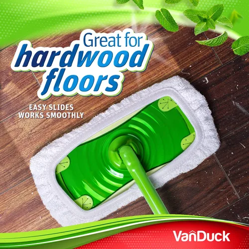 Vista 6 de VanDuck - Almohadillas reutilizables 100% algodón para barredora Swiffer (2 unidades)