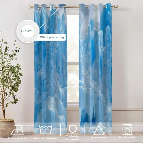 Vista 478 de Shrahala Orange Autumn Autumn Blackout Curtain Tiers, Fall Kitchen Valance Light Blocking Tier Drapes with Rod Pocket, 2 Pack 26 X 24 in