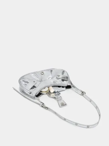 Vista 3 de Verdusa Bolso de mano plisado para mujer, bolso de mano de piel sintética
