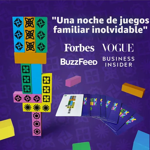 Vista 4 de Blockwork by Uzzle Games - Juego de mesa familiar de ritmo rápido - Múltiples niveles de dificultad - Juego de rompecabezas agradable y desafiante