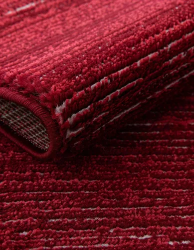 Vista 5 de Unique Loom Finsbury Collection Alfombra de área - Kate (4 pies 1 pulgada x 6 pies 1 pulgada rectangular, rojo)