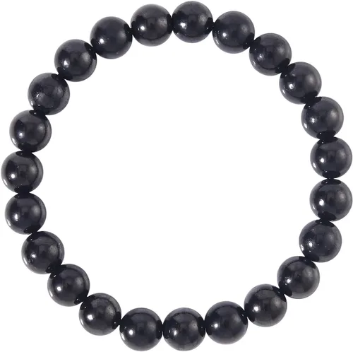 Vista 4 de SHOP LC DELIVERING JOY Beads Pain Relief Meditation Anxiety Karelian Shungite Stretch Beaded Bracelet for Women Jewelry Birthday for Women