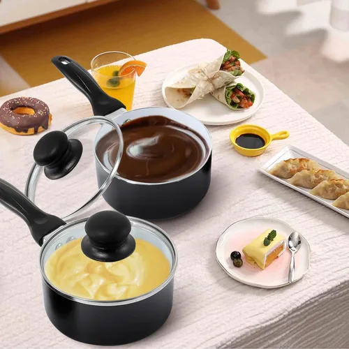 Vista 6 de WICHEMI Olla para derretir chocolate, calentador de chocolate, derretidor de chocolate, máquina de templado de chocolate, olla para el hogar, fusión