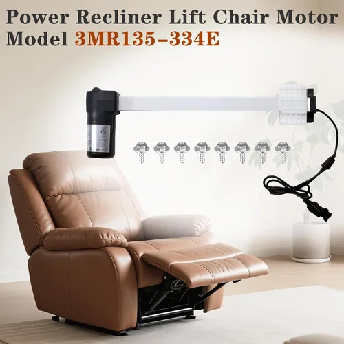 Vista 4 de Motor de actuador lineal Emomo 3MTR 3MR135-334E reclinable eléctrico
