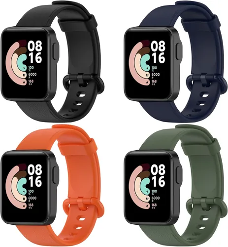 Vista 9 de Replacement Smartwatch Bands Compatible with Xiaomi Mi Watch Lite/MiWatch Lite2, Soft Silicone Bands Adjustable Wristband Strap for Redmi Watc-2