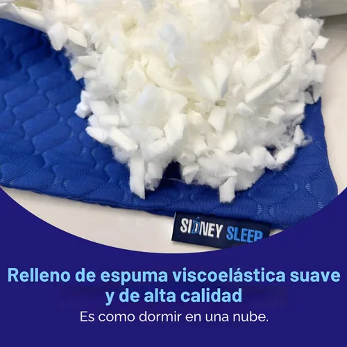 Vista 7 de Sidney Sleep Almohadas curvas ajustables para soporte de cuello y hombros con relleno extra triturado, almohada de contorno cervical para personas