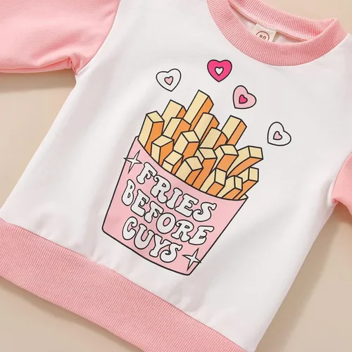 Vista 27 de Sudadera con cuello redondo para el día de San Valentín para bebé, niña, niño, para el día de San Valentín