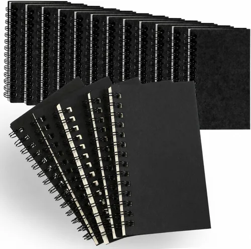 Vista 15 de Jutom 2 cuadernos pequeños en espiral, blocs de notas de 3 x 5 pulgadas, cuadernos de bolsillo pequeños a granel, mini bloc de notas con páginas