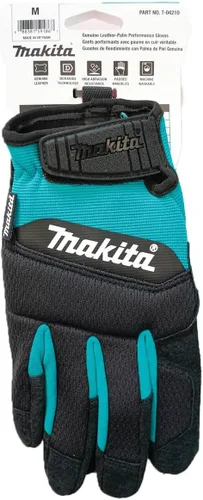 Vista 8 de Makita Guantes de trabajo unisex 100% auténticos de piel y palma