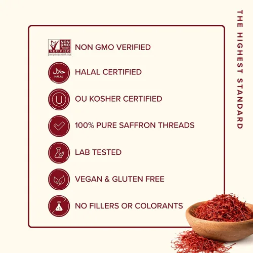 Vista 4 de Heray - Hilo de azafrán afgano premium, calidad Super Negin A+ Fresh Pure All Red Thread, especias doradas para bouillabaisse, risotto, paella, té
