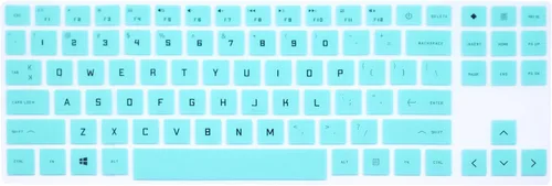 Vista 4 de Funda de silicona para teclado compatible con HP OMEN 16.1" 16t-u000 16-u0097nr Series, HP OMEN 16.1" 16t-wf000 16-wf0097nr 16z-xf000 16z-xd000