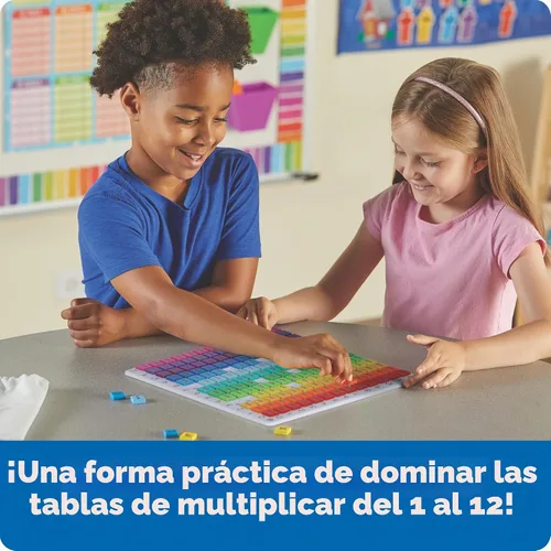 Vista 2 de Learning Resources Rainbow Multiplication Board