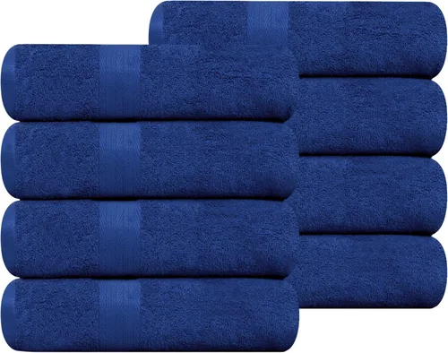 Vista 32 de Ample Decor Toalla de mano de 18 x 28 pulgadas, paquete de 6, 600 GSM, 100% algodón, certificado Oeko Tex, suave, absorbente, gruesa, duradera Beige