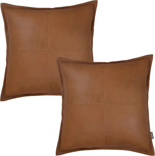 Vista 33 de Funda de almohada de piel de cordero – Funda decorativa para cojín de sofá – Fundas decorativas para sala de estar y dormitorio, 14 x 14 pulgadas