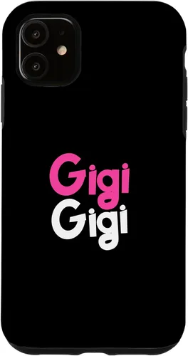 Vista 5 de Funda de regalo para iPhone 14 Gigi con nombre y apodo Virginie Georgine