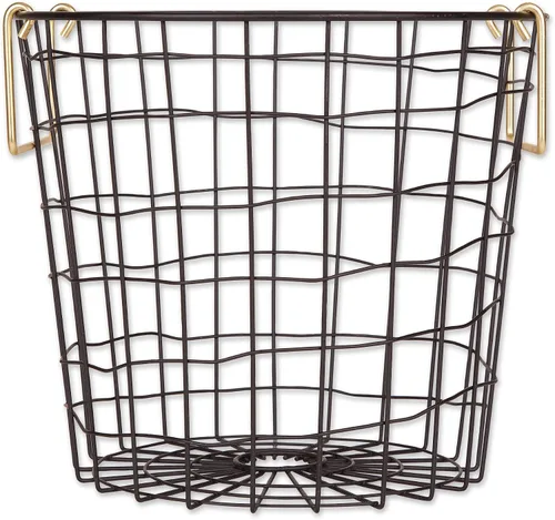 Vista 13 de DII - Cubo de almacenamiento de alambre de metal, pequeño, 11 x 11 x 6 pulgadas, negro