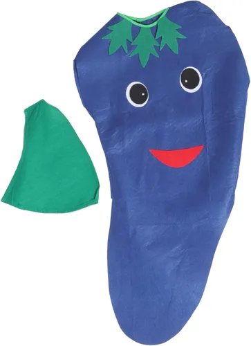 Vista 2 de Holibanna 5 Sets Eggplant Costumes vegetable costume costume ' costumes ' party supplies children vegetables costume child costume Cosplay Kit Party