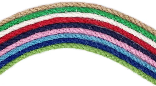 Vista 4 de Leecogo Cuerda de yute de 4,5 mm 30 metros de cuerda natural para manualidades, ideal para jardinería en casa, macramé, manualidades, DIY, postes